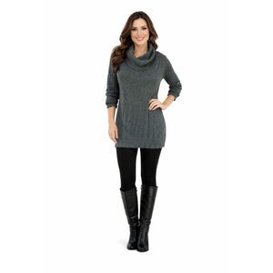 Spense Cowl Neck Sweater Long Sleeve Black Women's Woman's Size Medium